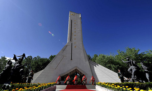 西藏和平解放紀念碑。