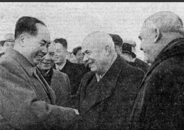 1957年毛澤東訪蘇紅場閱兵