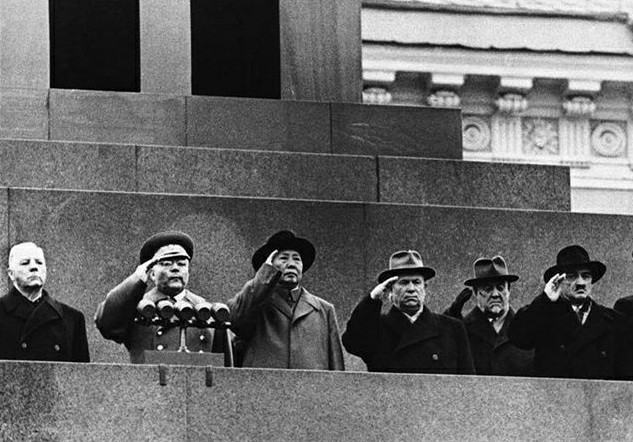 1957年毛澤東訪蘇紅場閱兵