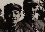 1938年：鄧小平與張文彬在西安的合影