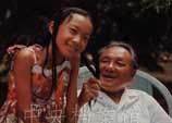 1985年夏：鄧小平與孫女在北戴河
