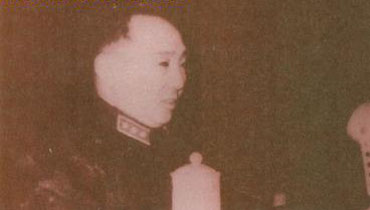 1960年，總后勤部政委李聚奎在后方勤務學院講話