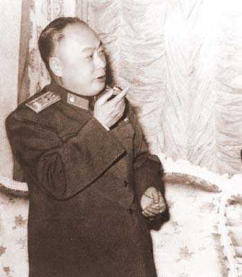 五十年代的陳毅元帥