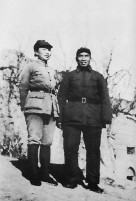 1939年，朱德和康克清在山西晉東南。