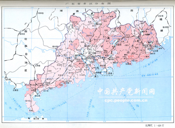 广东省人口分布_地学数据 地形是如何影响人口与城市分布的(2)